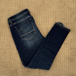 BKE Women's Deep Indigo Skinny Jeans